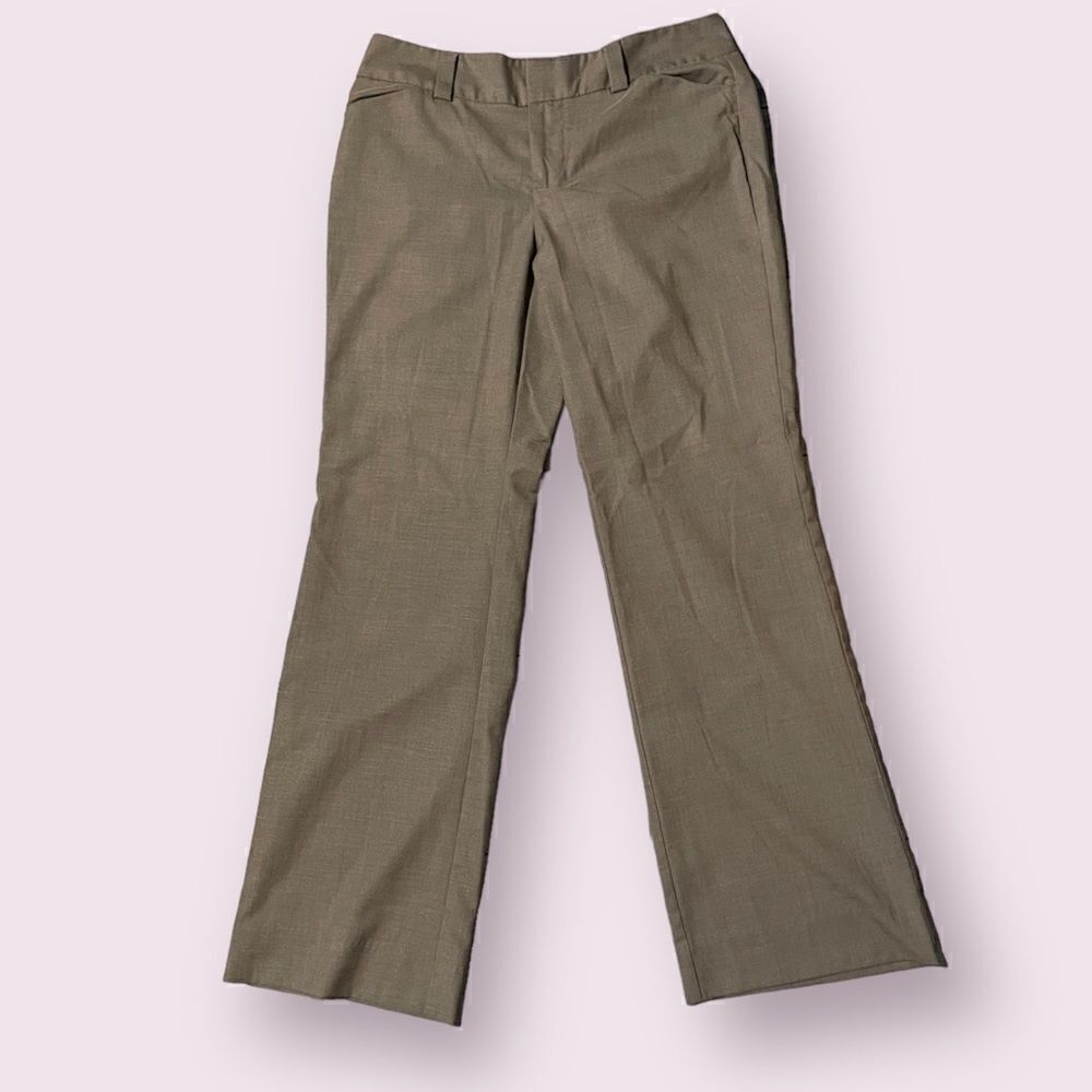 GAP Stretch Curvy Fit Flared Leg Taupe Pants Size 10R
